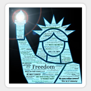 Freedom Sticker